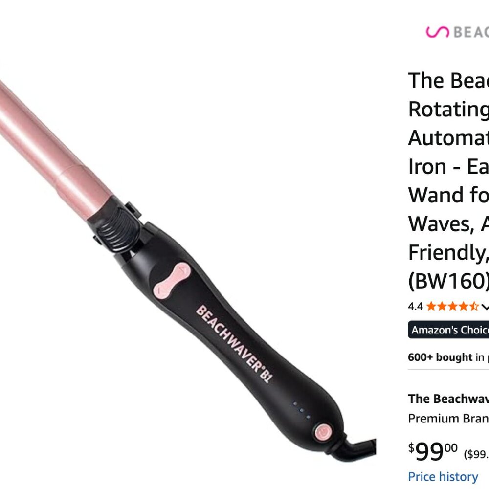 BEACHWAVER Co. B1 Rotating Curling Iron - Midnight Rose - 1"